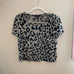 Cheetah Print Crop Top